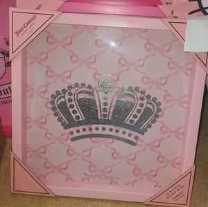 Juicy Couture Wall Art 🎀 Crown & Bows Shadow Box 🎀